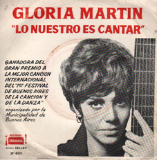 lo nue10 - Gloria Martín – Lo nuestro es cantar (Single, 1969) mp3