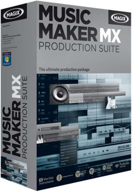 MAGIX Music Maker MX Production Suite является идеальным.