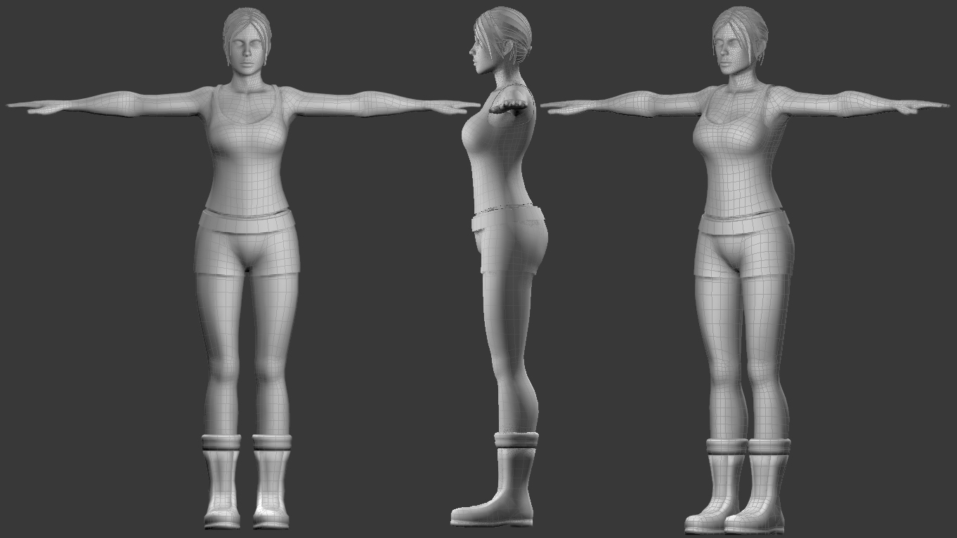 [WIP] Tips for my female character — polycount