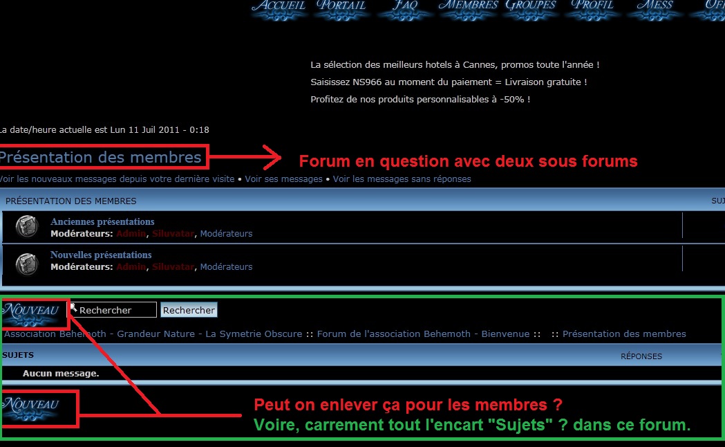 Bouton Forum