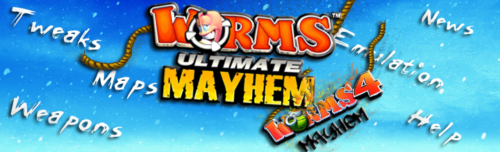 Worms 4 and Ultimate Mayhem tweaking mods