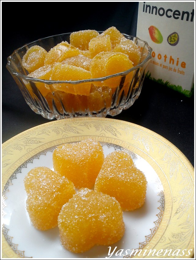 Pâtes de fruits de mangue à l'agar agar - Recettes de cuisine Ôdélices