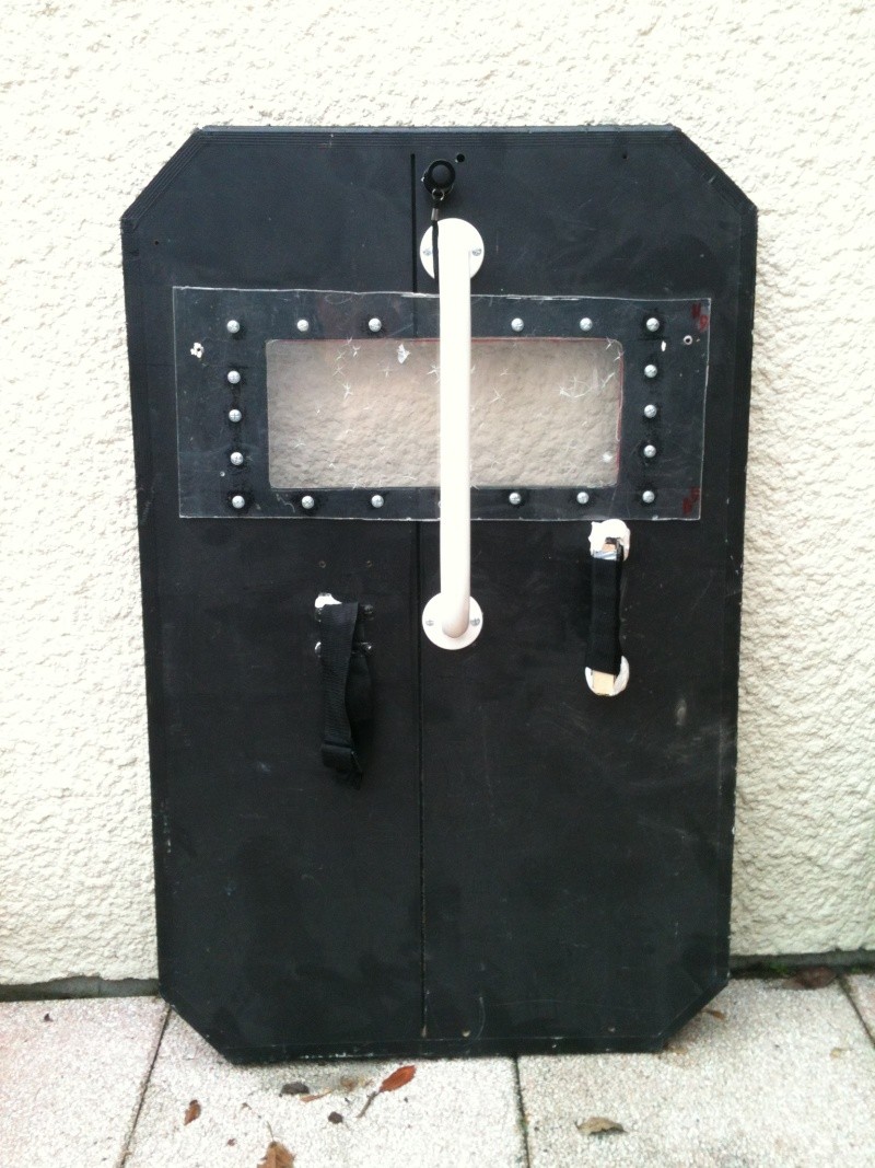 Fabrication d'un bouclier balistique