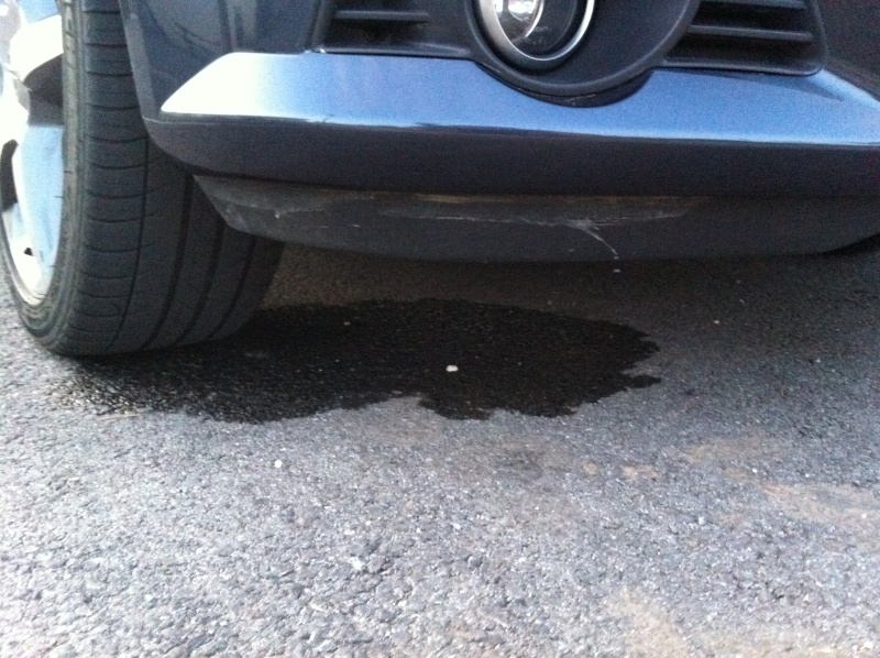 Voiture qui fuit